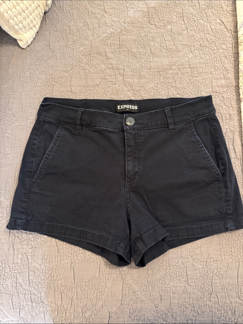 Express Black High-Waist Women’s Shorts